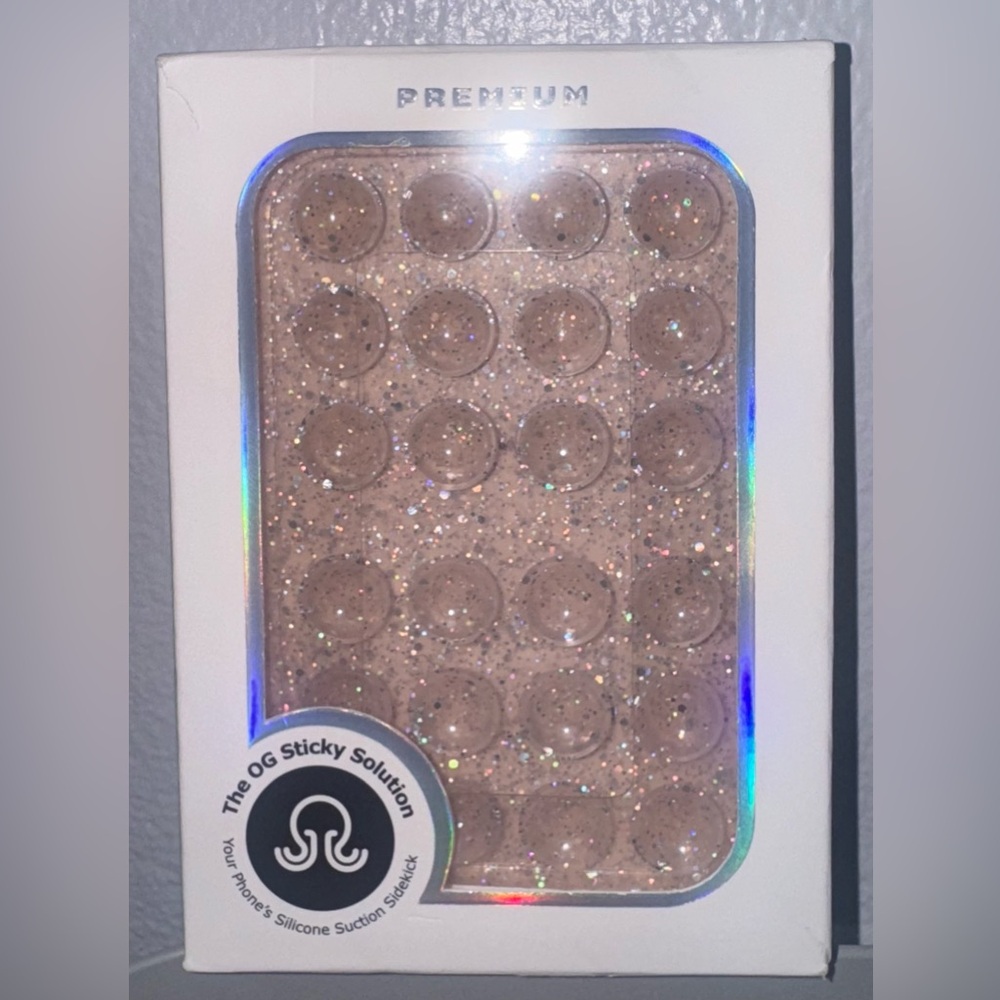 Octobuddy Phone Case Suction Cup Mount - Clear Diamond